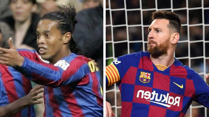 Ronaldinho e Messi