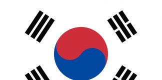 Bandeira Coreia do Sul