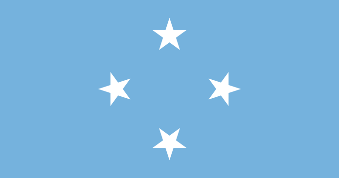 Bandeira Estados Federados da Micronésia