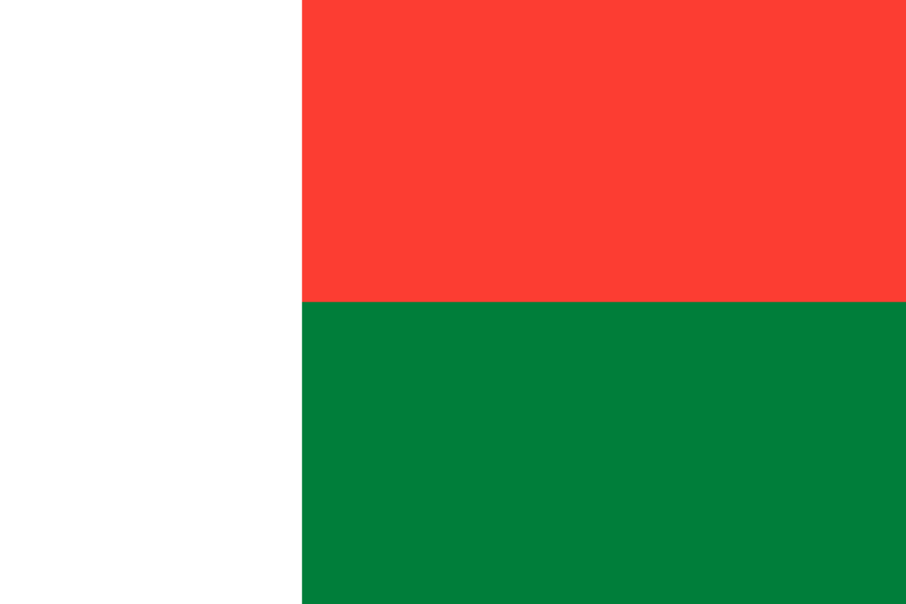 Bandeira Madagascar (ou Madagáscar)