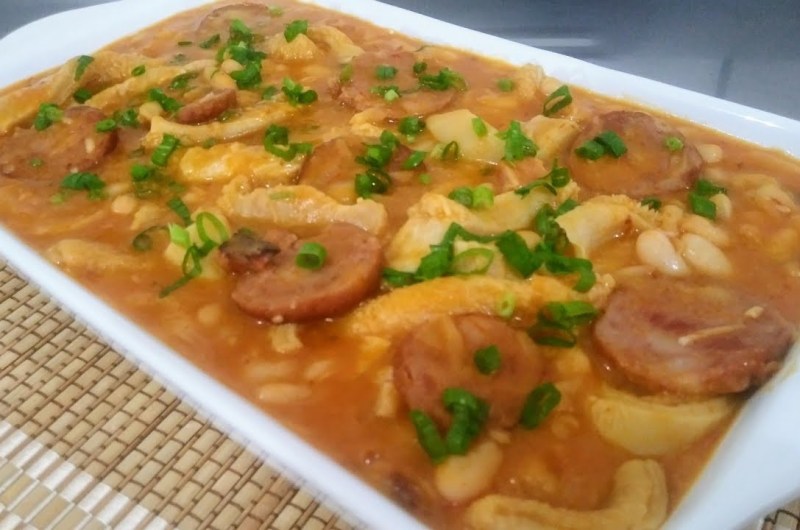 Dobradinha com Feijão Branco