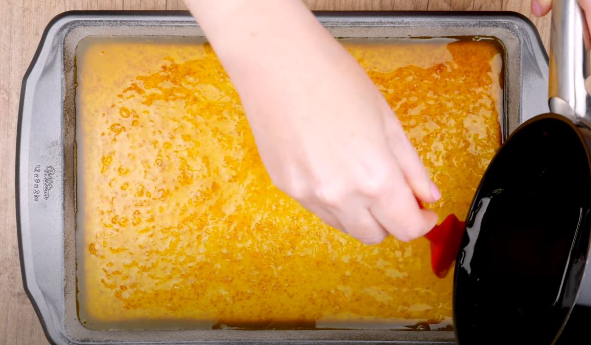 calda-bolo-laranja calda no bolo de laranja