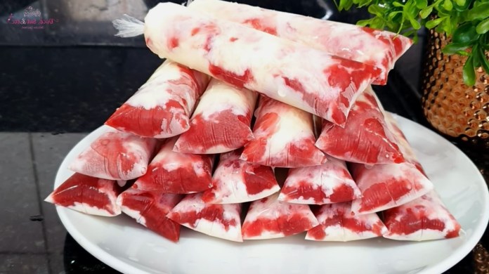 Geladinho Gourmet de Leite Ninho com Morango