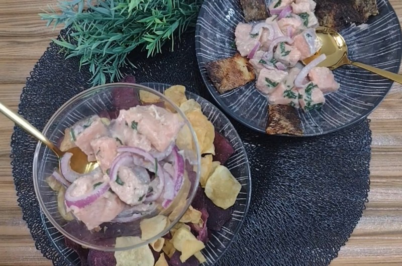 Ceviche de Salmão