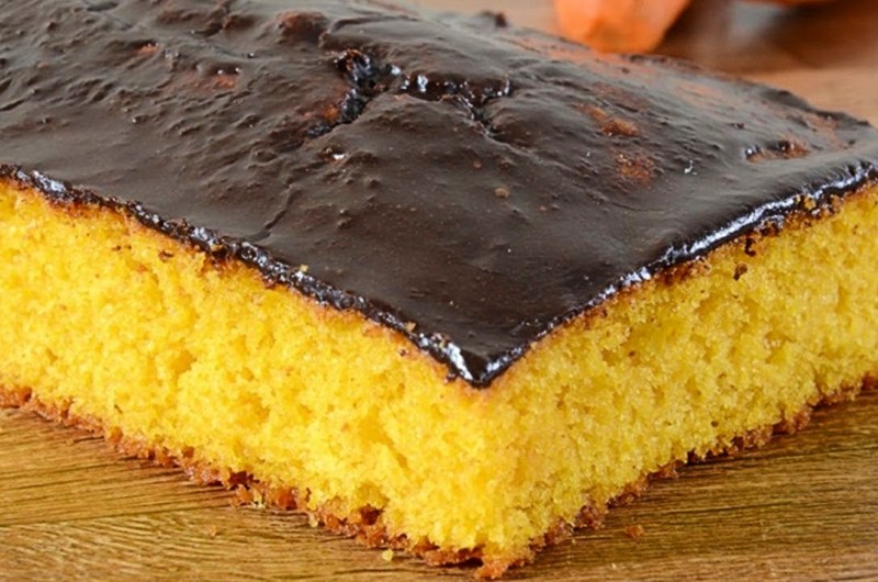 Bolo de Cenoura de Liquidificador