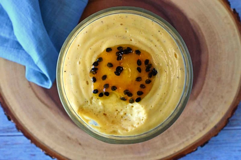 Mousse de Maracujá com Leite em Pó