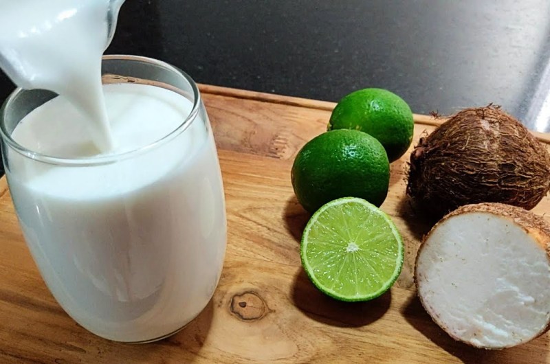 Suco de Inhame com Limão