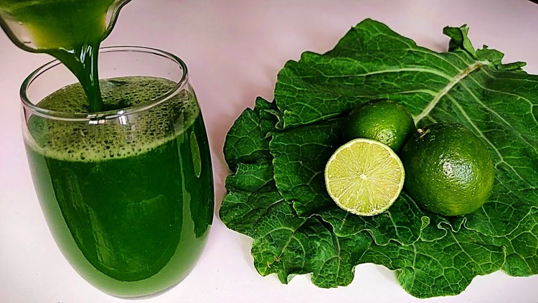 Suco de Couve com Limão