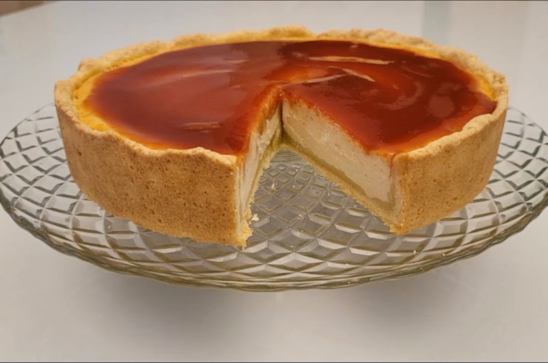 Torta de Ricota com Cobertura de Goiabada