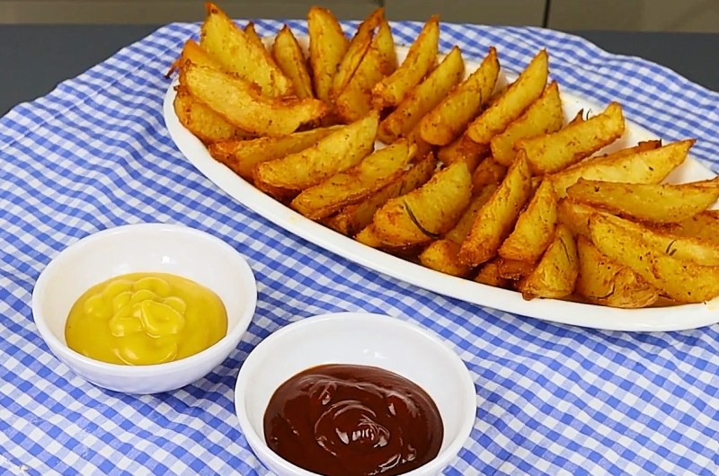 Batata Rústica no Forno