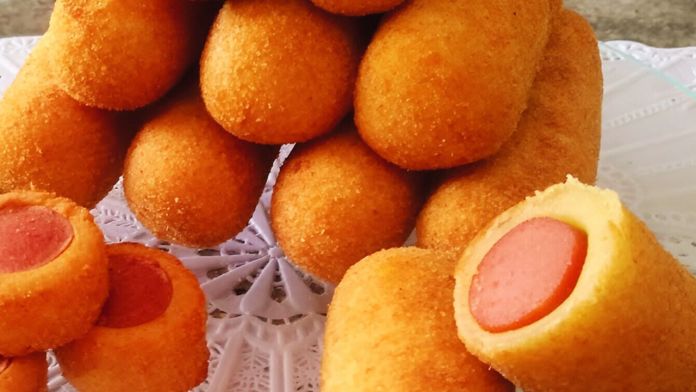 Enroladinho de Salsicha Frito
