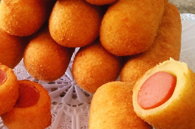 Enroladinho de Salsicha Frito