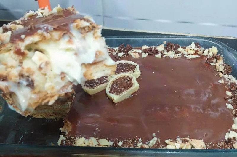 Pavê com Bombom Ouro Branco