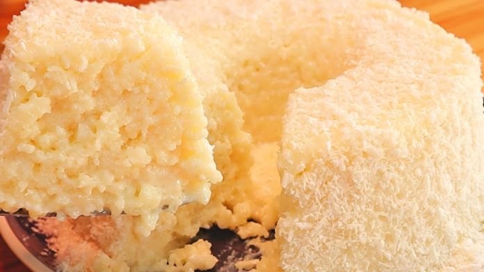 bolo de tapioca granulada