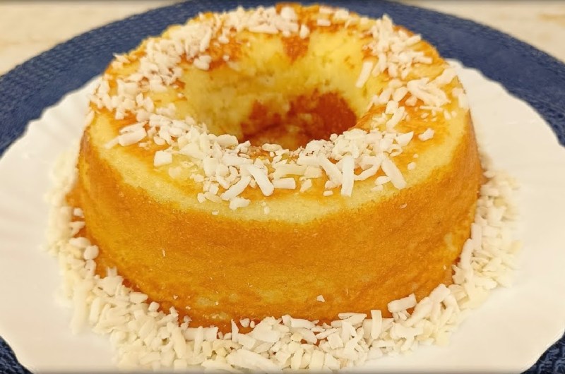 Bolo Cremoso (Sem Farinha de Trigo e Sem Glúten)
