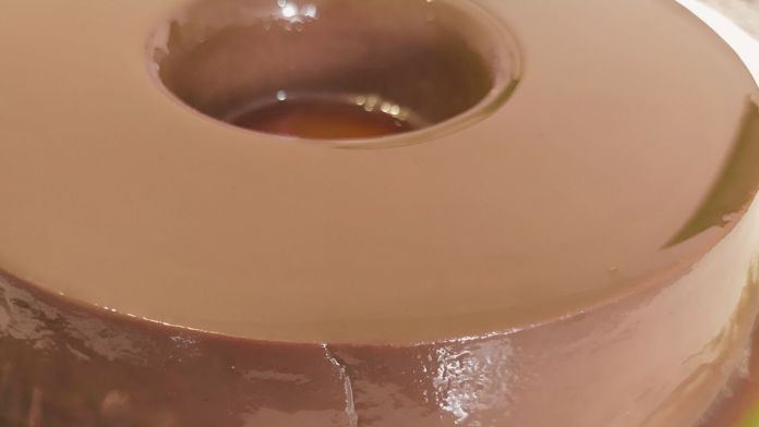pudim de chocolate
