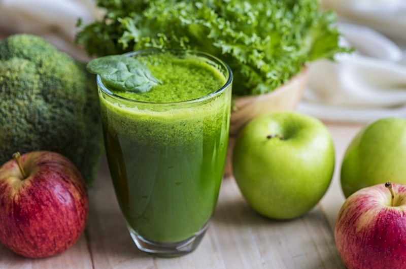 Spinach Juice with Apple