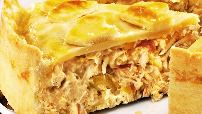 torta de frango simples