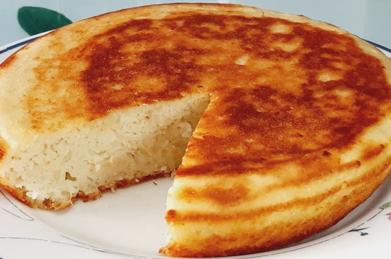 Bolo de Batata-doce de Frigideira