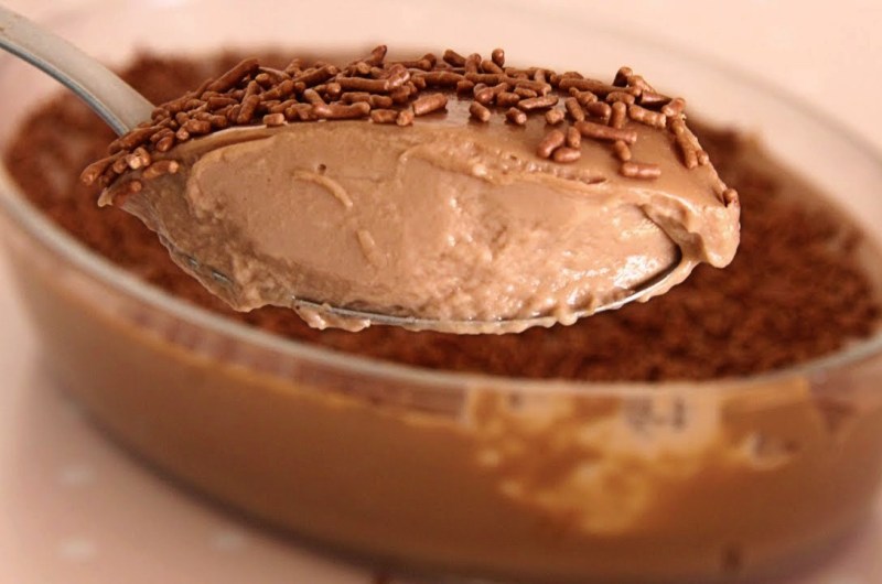 Sobremesa Cremosa de Chocolate