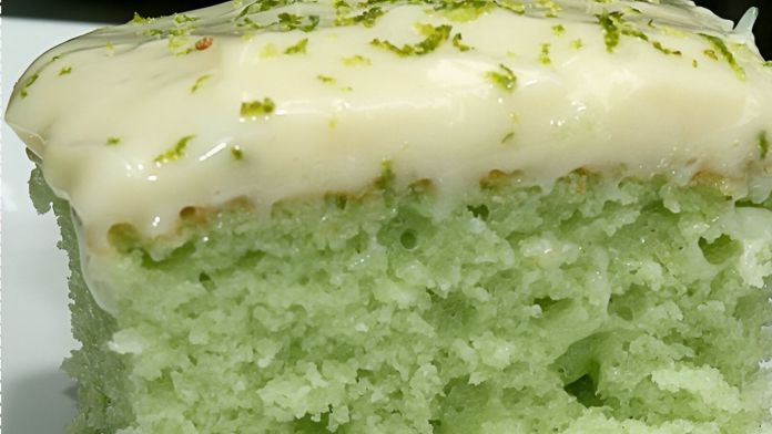 bolo de limão com gelatina