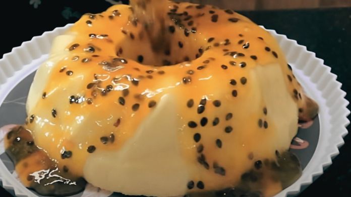 Mousse de Maracujá com Gelatina