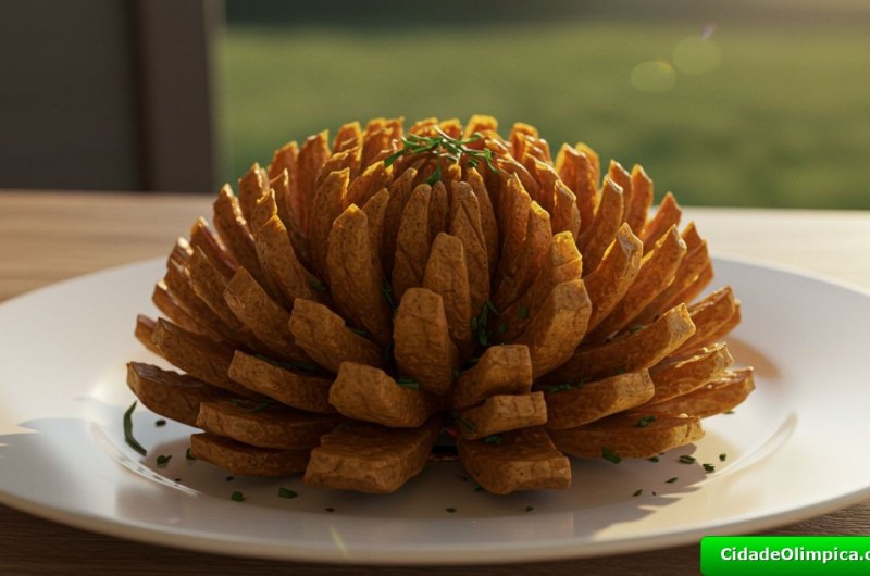 Aprenda a fazer a famosa Bloomin' Onion do Outback em casa!