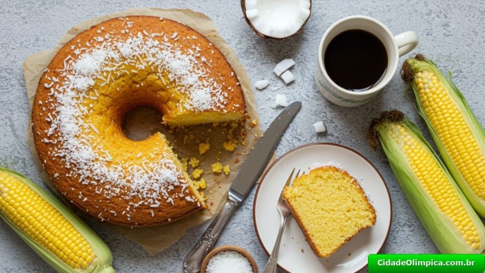 bolo-de-milho-coco O MELHOR Bolo de Milho com Coco!