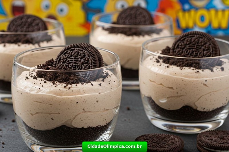 Essa Mousse de Oreo Bomba nas Festas!