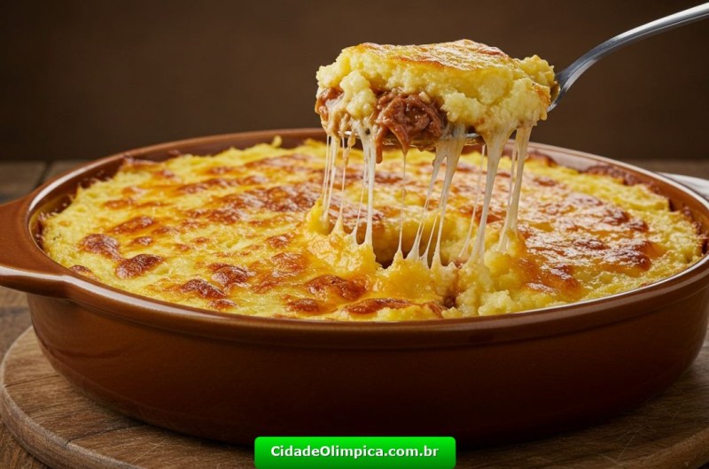 Escondidinho Cremoso de Carne Seca