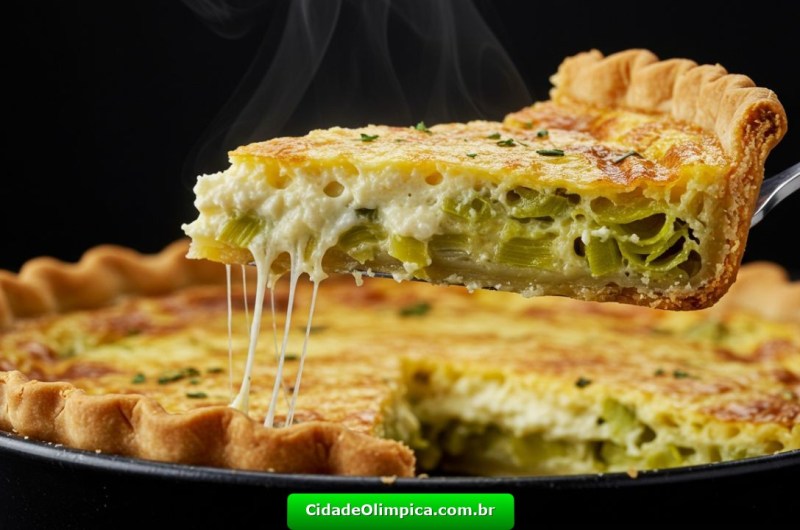 A Quiche de Alho-Poró Que Vai Impressionar Todos na Sua Mesa!