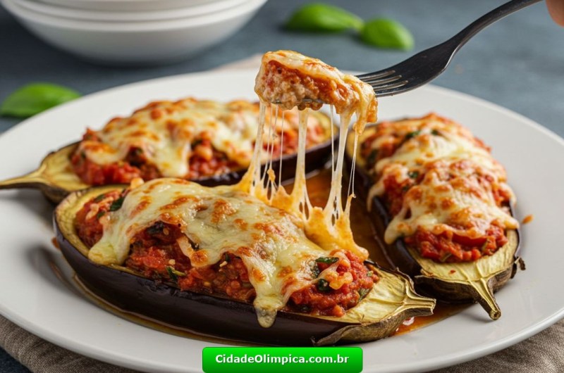 A MELHOR Berinjela Recheada da Sua Vida! (Ninguém Acredita no Sabor)