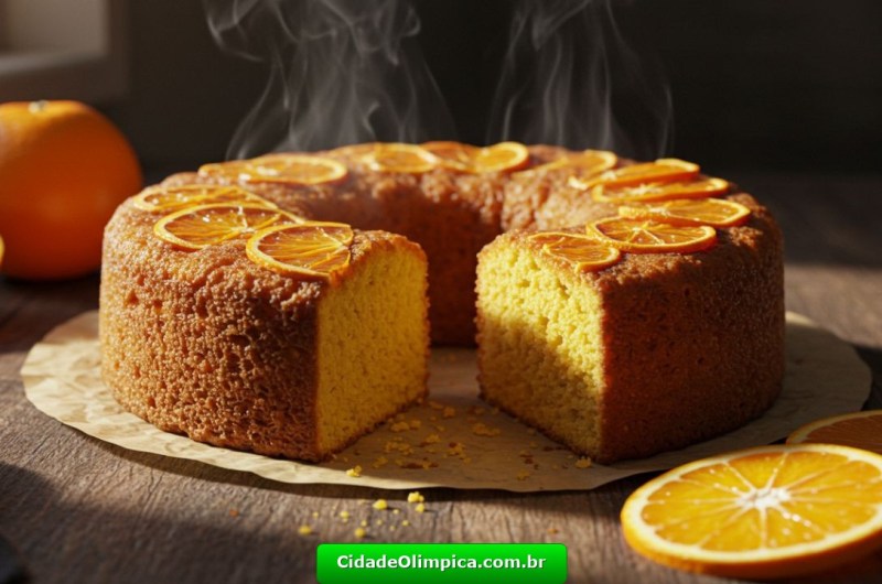 Bolo de Laranja Simples e Surpreendente