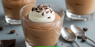 Mousse de Chocolate com Café