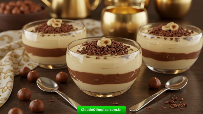 Mousse de Ninho com Nutella Mousse de Ninho com Nutella