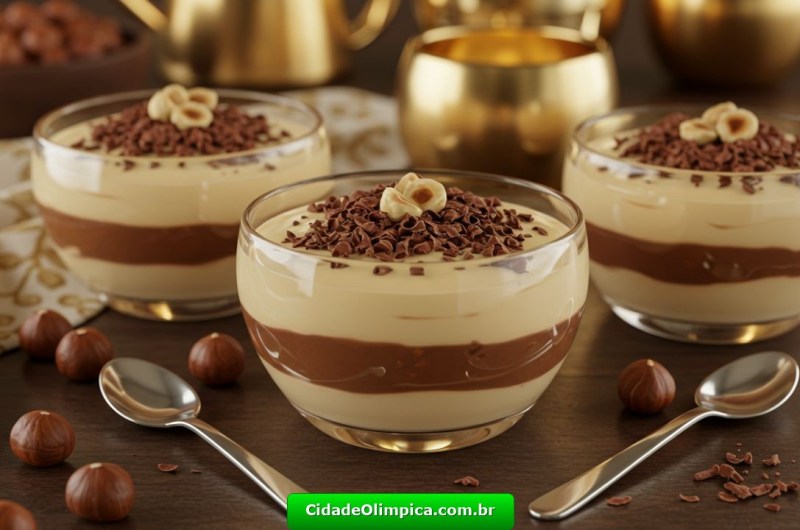Mousse de Ninho com Nutella