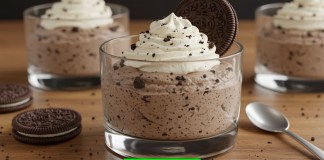 Mousse de Oreo Cremosa