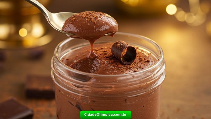 Pudim de Chocolate no Pote