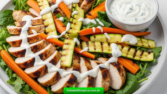 Salada de frango