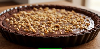Essa Torta de Chocolate e Amendoim Vai Explodir Seu Paladar!