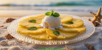 Carpaccio de Abacaxi
