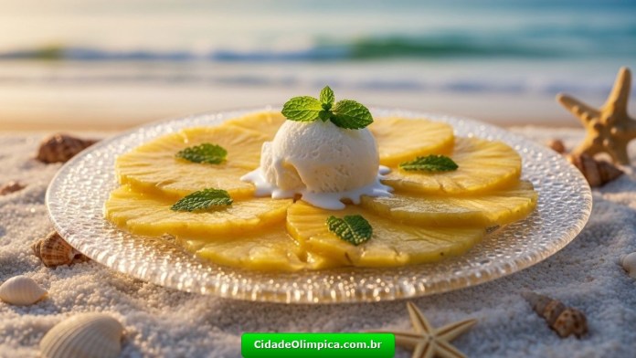 Carpaccio de Abacaxi