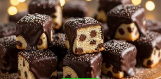 Chocotone Bites Cobertos com Chocolate