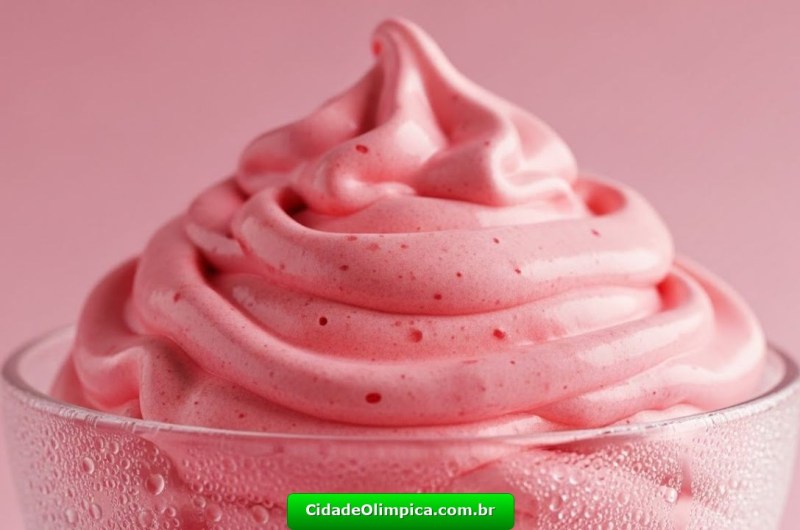 Fiz essa Nuvem Gelada de Morango e TODO MUNDO pediu a receita!