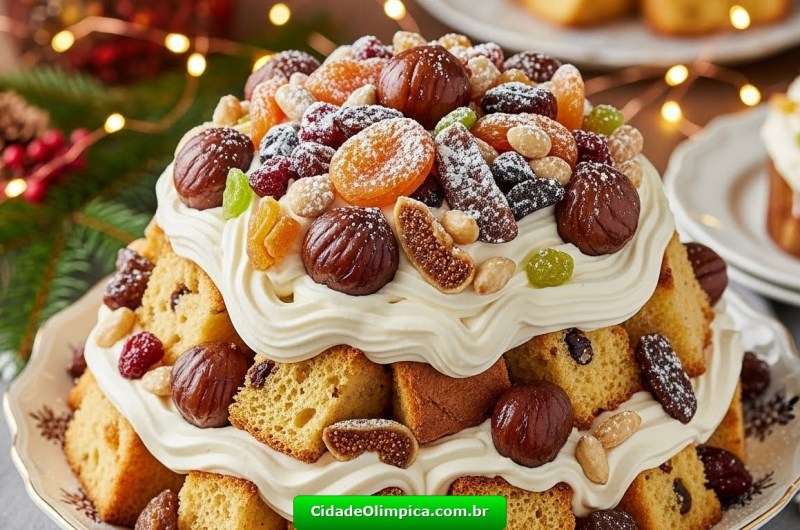 Fiz Pavê de Panetone com Creme Branco e TODO MUNDO surtou!