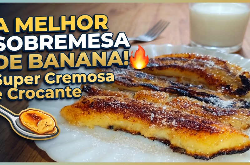 Banana frita perfeita